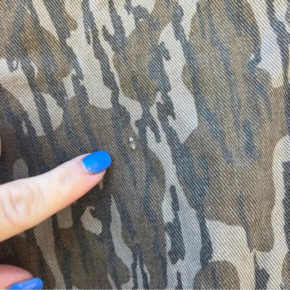 VTG Key Canvas Treebark long sleeve button front heavyweight shirt Shacket L REG - Picture 5 of 6